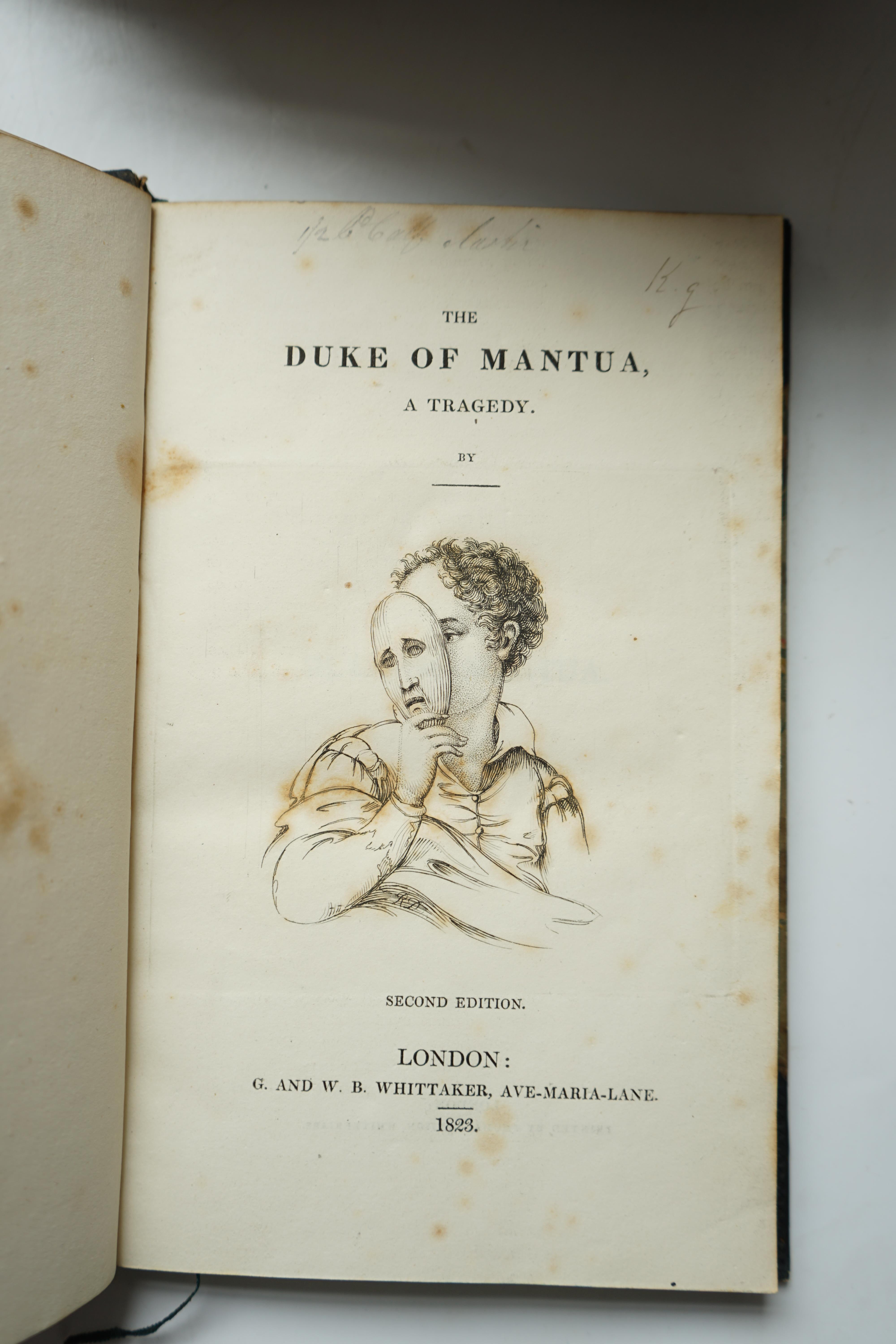 Clinton, George - Memoirs of the Life and Writings of Lord Byron, calf rebacked, 1832; The Poetical Works of Lord Byron with life engravings in steel, (The Landscape Edition of Poets), Gall & Inglis, nd; Dallas, R.C - Co